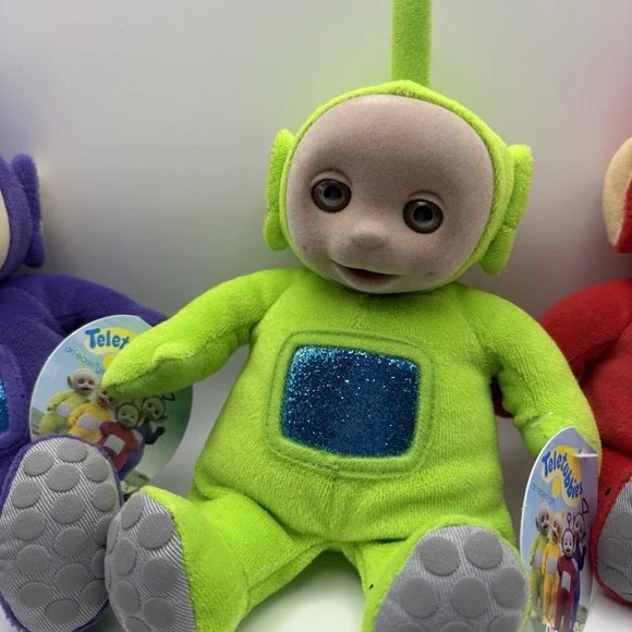Teletubbies plush 1998 8" Set of 3 with tags - Picture 2 of 7